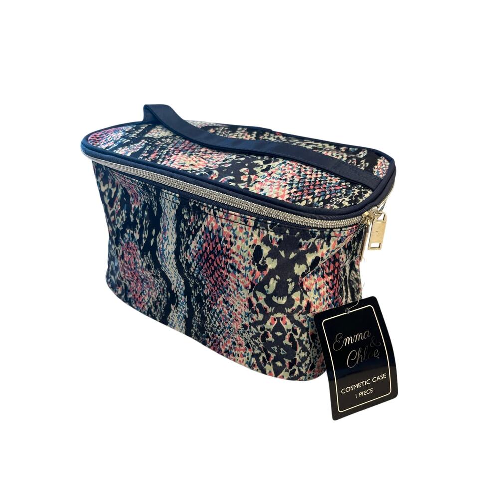 Emma Chloe Excellent travel cosmetics zippered bag essentials toiletries tote